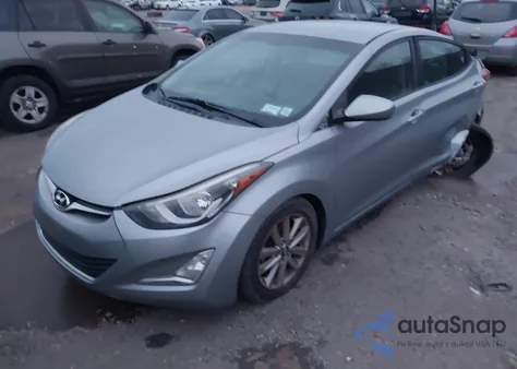 2015 Hyundai Elantra Se из США, поврежденный, VIN 5NPDH4AEXFH605196